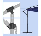 Songmics Sonnenschirm Gartenschirm Ampelschirm mit Ständer 300 cm