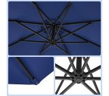 Songmics Sonnenschirm Gartenschirm Ampelschirm mit Ständer 300 cm