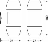  LEDVANCE ENDURA CANNON Wall LED Wandleuchte GU10 Leuchtmittel