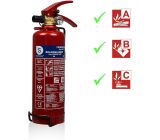Smartwares Feuerlöscher Brandschutz Set mit 2 Rauchmelder 