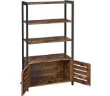 Vasagle Bücherregal Standregal 4 Ebene Bücherschrank Küchenschrank