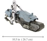 Hasbro Star Wars Galaxy of Adventures Erste Ordnung Fahrer und Treadspeeder