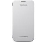 Samsung Hülle Schutzhülle Clip-On Flip Case Cover für Galaxy Note 2 - Weiß