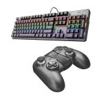 Trust GXT 865 Asta Gaming Mechanische Tastatur mit Trust Kabellos Gamepad [Kombi Deal]