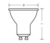 OSRAM GU10 32W LED Spot Dimmbar Reflektor Lampe