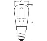 OSRAM E14 LED Kühlschranklampe Birne T26 25W Kaltweiß Leuchte [10ER]