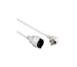 Hama Profi Verlängerungskabel SchukoStecker Schutzkontakt 2m Weiß 