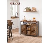 Vasagle Sideboard Küchenschrank Standschrank Vintage Beistellschrank