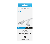 Vivanco Netzkabel Netzanschlussleitung Euro-Doppelnut Stecker Winkelstecker 5 m