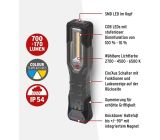 Brennenstuhl Handleuchte Arbeitleuchte mit Magnet und Haken Schwarz