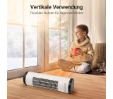 Midea NTH20-17BR DIGITAL Keramik Heizlüfter Weiß/Schwarz