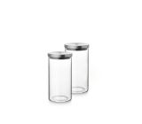 Zwilling Vorratsdosen Vorratsglas 1L Glasbehälter 4ER SET mit Kulturtasche