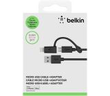 Belkin Micro USB Kabel mit Lightning für iPhone Anschlusskabel Ladekabel 0,90 m