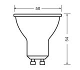 OSRAM LED GU10 Warmweiß Reflektorlampe LED Spot 2.8 W Leuchtmittel