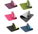 Fidusport Bunt TPE Gymnastikmatte Yogamatte Fitnessmatte 183x61x0,6 