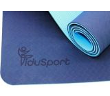 Fidusport Bunt TPE Gymnastikmatte Yogamatte Fitnessmatte 183x61x0,6 