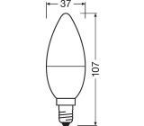 OSRAM STAR+ RGBW LED Lampe E14 mit Fernbedienung 40W Dimmbar 