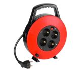 VIVANCO Indoor Kabeltrommel CR 75B 7,5m rot/schwarz
