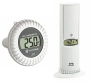 TFA Dostmann Thermo-Hygrometer, Sender mit Poolsender für Weatherhub Smarthome System Klima-und Heimüberwachung mit Smartphone, weiß, 110 x 115 x 135 cm, 30.3310.02