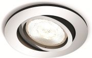 Philips Deckenspot Einbaustrahler warmglow dimmbar Spot Strahler 4,5W 500lm 9x9cm Chrom