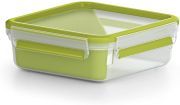  2x Tefal - MASTERSEAL Micro - Aufbewahrungsbox, Kunststoff, grün, 0.85L 