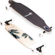 Muuwmi Longboard ABEC 7 Zoll Skateboard Kickboard 97cm