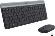 Logitech MK470 Slim Combo Kabellos Tastatur Maus SET Spanisches QWERTY [B-WARE]