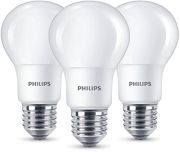 Dreierpack Philips LED Lampe ersetzt 60W, EEK A+, E27, warmweiß (2700K), 806 Lumen, matt