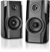 Speedlink (B-WARE) Aktives Lautsprechersystem - IMPACT Stereo Speaker 3,5mm (Bassreflex-Öffnung für beste Tiefton-Leistung - für Computer / Laptop 06-06-05, 4027301643886 schwarz