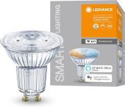 LEDVANCE Smarte LED-Reflektorlampe mit WiFi Technologie, Sockel GU10, Lichtfarbe änderbar (2700-6500K), Dimmbar, ersetzt Reflektorlampen mit 40 W, SMART+ WiFi SPOT GU10 Tunable White, 1er-Pack