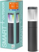 LEDVANCE Smarte LED Gartenpylone mit Bluetooth Technologie, 50cm Höhe, Lichtfarbe änderbar (2000-6500K), RGB-Farben änderbar, steuerbar mit Google,Alexa und Apple Homekit,SMART+ MODERN LANTERN Bollard