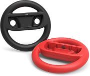 Speedlink Lenkrad-Aufsatz-Set für Nintendo Switch - RAPID Racing Wheel Set rot und schwarz