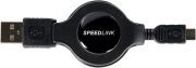 Speedlink (B-WARE) Aufrollbares USB-Kabel - Micro-USB to USB Flex Cable 6-stufig Arretierbar Schwarz