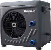 Steinbach Wärmepumpe Mini, für Pools bis 20.000 l Wasserinhalt, Heizleistung 3,9 kW, 220V Betriebsspannung, Wasseranschluss Ø 32/38 mm, Schwarz, 049273