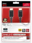 Speedlink HDMI Kabel für PS3 - SHIELD-3 High Speed HDMI Kable mit Ethernet 2m 