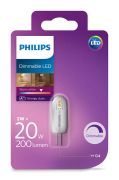 Philips G4 LED Dimmbar Stiftsockel 2 watts = 20W  A++ Warmweiß 