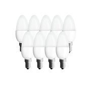 9x Osram A+ LED-Leuchtmittel Plastik 5,7 W E14, Weiß 955509