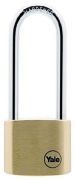 YALE Vorhängeschloss Stahl Schloss 41mm Bügelschloss hoher Bügel