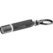 Ledlenser K1L LED Mini-Taschenlampe mit Schlüsselanhänger Batteriebetrieben Schwarz