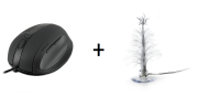 SPEEDLINK OBSIDIA Ergonomic Mouse + Speedlink LED Weihnachtsbaum