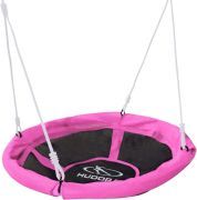 HUDORA Nestschaukel 110cm Rundschaukel Tellerschaukel 100kg Gartenschaukel Pink