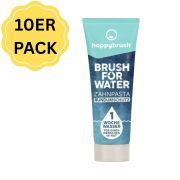 happybrush Zahnpasta Brush4Water Vegan Rundumschutz Zahncreme 75ml [10ER PACK]