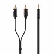 Belkin 5m Klinkenkabel Cinch Kabel AUX Audio 3,5mm Stecker Stereo Kopfhörer RCA