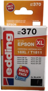 Edding 370 Druckerpatrone Ersetzt Epson 18XL/T1811 Multipack 30ML Kartusche