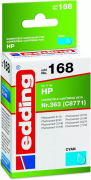 Edding EDD18-168 Druckerpatrone Ersetzt:HP Nummer Einzelpatrone 363 C8771 CYAN