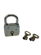 ABUS Vorhangschloss 234Z/50 Schwenkbügel Vorhängeschloss Hangschloss 2 Schlüssel