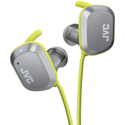 JVC Sport Kopfhörer Bluetooth 5.0 In-Ear Kabellos Headset mit Mikrofon IP55 Gelb