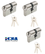 ISCA MADE IN ITALY Zylinderschloss inkl.3 Schlüsseln je Zylinder