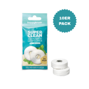 Zahnseide Happybrush 10ER SuperClean Refill 35 Meter Rollen Minzgeschmack