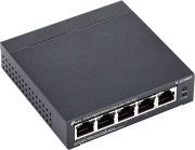 TP-Link TL-SG1005P 5-Port Gigabit Lan PoE Switch mit 4 PoE+ Ports (65 Watt, IEEE-802.3af/at, Plug-and-Play, robustes Metallgehäuse) Schwarz [B-WARE]